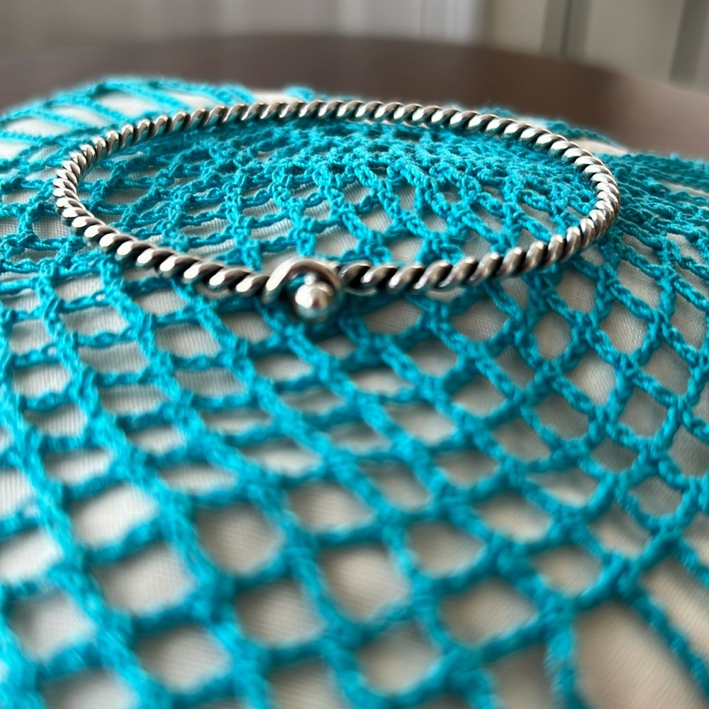 James Avery Twisted Wire Hook-On Bracelet.